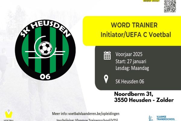 Trainer worden in het voetbal? Opleiding initiator/UEFA C voetbal
